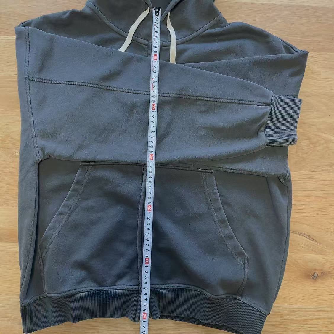 Pigment-Dyed Zip Hoodie