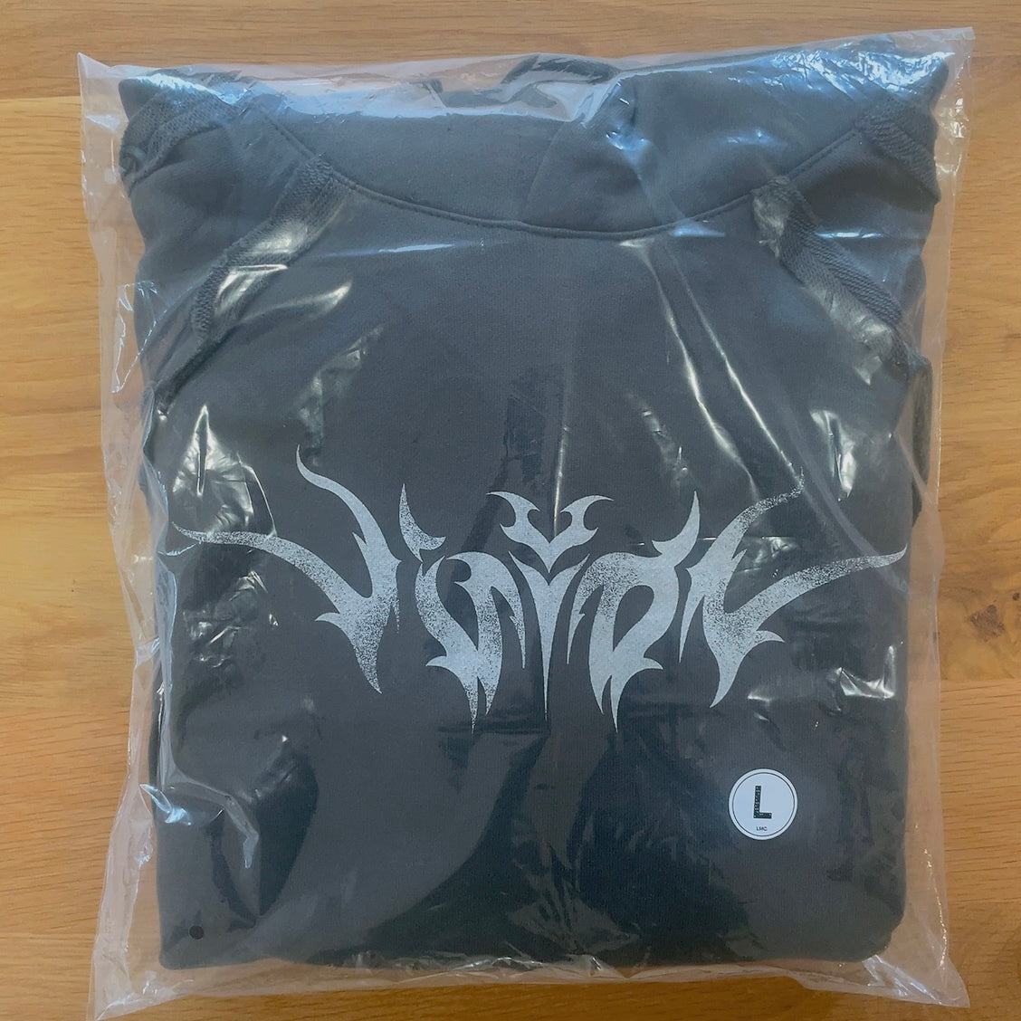 オーバーサイズ Tribal Hoodie チャコール