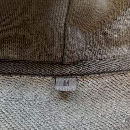 Pigment-Dyed Zip Hoodie　