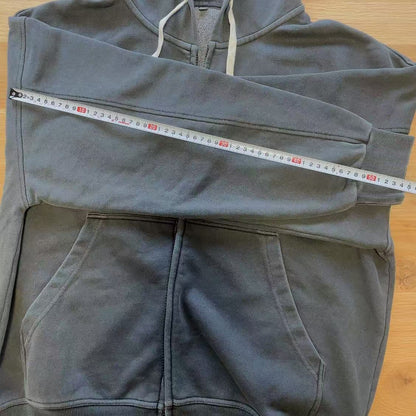 Pigment-Dyed Zip Hoodie　